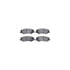 4612-11013 by DYNAMIC FRICTION COMPANY - Geospec Rotors with 5000 Euro Ceramic Brake Pads includes Hardware