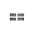4612-11028 by DYNAMIC FRICTION COMPANY - Geospec Rotors with 5000 Euro Ceramic Brake Pads includes Hardware