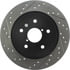 127.47037R by STOPTECH - StopTech Sport Drilled & Slotted Brake Rotor; Rear Right