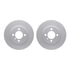 4612-31001 by DYNAMIC FRICTION COMPANY - Geospec Rotors with 5000 Euro Ceramic Brake Pads includes Hardware