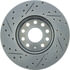 227.33110L by STOPTECH - StopTech Select Sport Drilled and Slotted Brake Rotor; Front and Rear Left