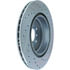 227.34080R by STOPTECH - StopTech Select Sport Drilled and Slotted Brake Rotor; Rear Right