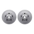 4512-99101 by DYNAMIC FRICTION COMPANY - GEOSPEC Coated Rotors with 5000 Brake Pads - Ceramic and Hardware