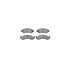 4512-99101 by DYNAMIC FRICTION COMPANY - GEOSPEC Coated Rotors with 5000 Brake Pads - Ceramic and Hardware
