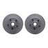 4512-99107 by DYNAMIC FRICTION COMPANY - GEOSPEC Coated Rotors with 5000 Brake Pads - Ceramic and Hardware