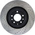 127.45071L by STOPTECH - StopTech Sport Drilled & Slotted Brake Rotor; Front Left