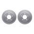 4512-99128 by DYNAMIC FRICTION COMPANY - GEOSPEC Coated Rotors with 5000 Brake Pads - Ceramic and Hardware