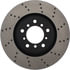128.34058L by STOPTECH - StopTech Sport Cross Drilled Brake Rotor; Front Left