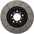 128.34058L by STOPTECH - StopTech Sport Cross Drilled Brake Rotor; Front Left