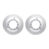 4512-99134 by DYNAMIC FRICTION COMPANY - GEOSPEC Coated Rotors with 5000 Brake Pads - Ceramic and Hardware