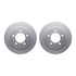 4512-99155 by DYNAMIC FRICTION COMPANY - GEOSPEC Coated Rotors with 5000 Brake Pads - Ceramic and Hardware