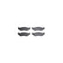 4512-99162 by DYNAMIC FRICTION COMPANY - GEOSPEC Coated Rotors with 5000 Brake Pads - Ceramic and Hardware