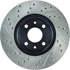 127.04002L by STOPTECH - StopTech Sport Drilled & Slotted Brake Rotor; Front Left