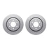 4512-99195 by DYNAMIC FRICTION COMPANY - GEOSPEC Coated Rotors with 5000 Brake Pads - Ceramic and Hardware