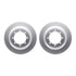 4512-99204 by DYNAMIC FRICTION COMPANY - GEOSPEC Coated Rotors with 5000 Brake Pads - Ceramic and Hardware