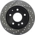 127.45085R by STOPTECH - StopTech Sport Drilled & Slotted Brake Rotor; Rear Right