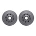 4512-99219 by DYNAMIC FRICTION COMPANY - GEOSPEC Coated Rotors with 5000 Brake Pads - Ceramic and Hardware