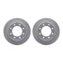 4512-99222 by DYNAMIC FRICTION COMPANY - GEOSPEC Coated Rotors with 5000 Brake Pads - Ceramic and Hardware