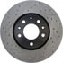 127.61088CR by STOPTECH - StopTech Sport Cryo Drilled & Slotted Brake Rotor; Front Right