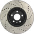 127.33136R by STOPTECH - StopTech Sport Drilled & Slotted Brake Rotor; Front Right
