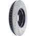 127.33136R by STOPTECH - StopTech Sport Drilled & Slotted Brake Rotor; Front Right