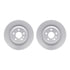 4612-63039 by DYNAMIC FRICTION COMPANY - Geospec Rotors with 5000 Euro Ceramic Brake Pads includes Hardware