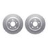 4612-63047 by DYNAMIC FRICTION COMPANY - Geospec Rotors with 5000 Euro Ceramic Brake Pads includes Hardware
