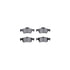 4612-63047 by DYNAMIC FRICTION COMPANY - Geospec Rotors with 5000 Euro Ceramic Brake Pads includes Hardware