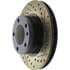127.34013L by STOPTECH - StopTech Sport Drilled & Slotted Brake Rotor; Front Left