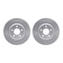 4612-63062 by DYNAMIC FRICTION COMPANY - Geospec Rotors with 5000 Euro Ceramic Brake Pads includes Hardware