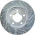 227.62056R by STOPTECH - StopTech Select Sport Drilled and Slotted Brake Rotor; Front Right