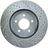 227.62068R by STOPTECH - StopTech Select Sport Drilled and Slotted Brake Rotor; Front Right