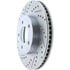 227.62068R by STOPTECH - StopTech Select Sport Drilled and Slotted Brake Rotor; Front Right
