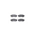 4612-67007 by DYNAMIC FRICTION COMPANY - Geospec Rotors with 5000 Euro Ceramic Brake Pads includes Hardware