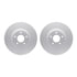 4612-67007 by DYNAMIC FRICTION COMPANY - Geospec Rotors with 5000 Euro Ceramic Brake Pads includes Hardware