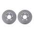 4612-73006 by DYNAMIC FRICTION COMPANY - Geospec Rotors with 5000 Euro Ceramic Brake Pads includes Hardware