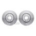 4612-73016 by DYNAMIC FRICTION COMPANY - Geospec Rotors with 5000 Euro Ceramic Brake Pads includes Hardware