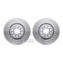 4612-73018 by DYNAMIC FRICTION COMPANY - Geospec Rotors with 5000 Euro Ceramic Brake Pads includes Hardware
