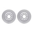 4612-73053 by DYNAMIC FRICTION COMPANY - Geospec Rotors with 5000 Euro Ceramic Brake Pads includes Hardware