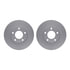 4612-80002 by DYNAMIC FRICTION COMPANY - Geospec Rotors with 5000 Euro Ceramic Brake Pads includes Hardware