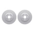4612-80007 by DYNAMIC FRICTION COMPANY - Geospec Rotors with 5000 Euro Ceramic Brake Pads includes Hardware