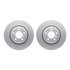4612-31044 by DYNAMIC FRICTION COMPANY - Geospec Rotors with 5000 Euro Ceramic Brake Pads includes Hardware