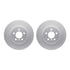 4612-31063 by DYNAMIC FRICTION COMPANY - Geospec Rotors with 5000 Euro Ceramic Brake Pads includes Hardware
