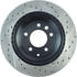 StopTech 127.33078R Disc Brake Rotor StopTech Sport Drilled & Slotted Brake Rotor; Rear Right