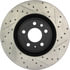 127.33087L by STOPTECH - StopTech Sport Drilled & Slotted Brake Rotor; Front Left