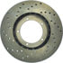 128.37018L by STOPTECH - Sport Cross Drilled Brake Rotor, Front Left