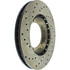 128.37018L by STOPTECH - Sport Cross Drilled Brake Rotor, Front Left