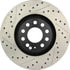StopTech 127.33096R Disc Brake Rotor StopTech Sport Drilled & Slotted Brake Rotor; Front Right