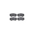 4612-45005 by DYNAMIC FRICTION COMPANY - Geospec Rotors with 5000 Euro Ceramic Brake Pads includes Hardware