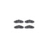4612-46006 by DYNAMIC FRICTION COMPANY - Geospec Rotors with 5000 Euro Ceramic Brake Pads includes Hardware